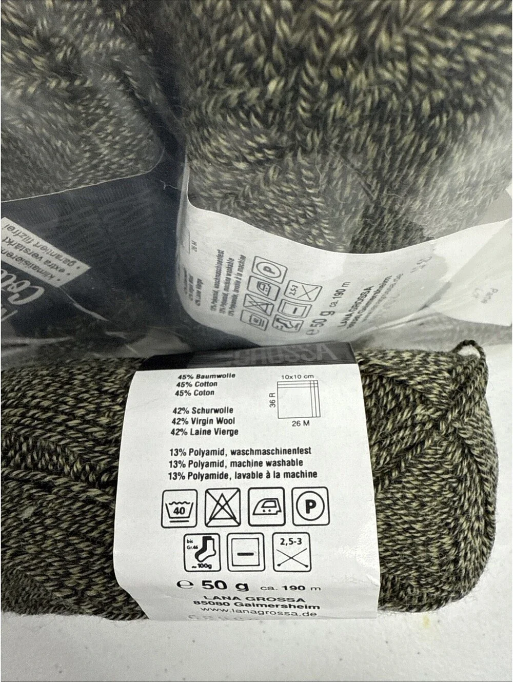 Lana GrossaMeilenweit Cotton Color 35 4 Skein Lot